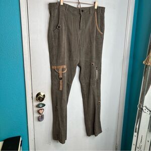 Go go silk utility silk pants
